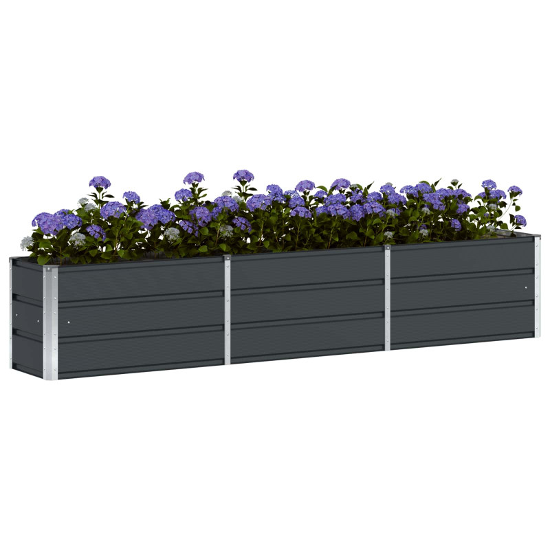 Donica Antracyt 240 x 40 x 45 cm Stal