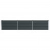 Donica Antracyt 240 x 40 x 45 cm Stal