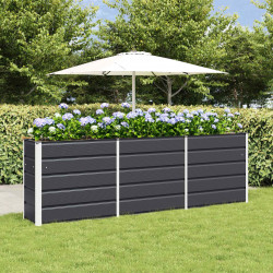 Donica Antracyt 160 x 40 x 75 cm Stal
