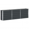Donica Antracyt 160 x 40 x 75 cm Stal