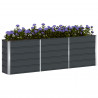 Donica Antracyt 160 x 40 x 75 cm Stal