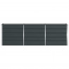 Donica Antracyt 160 x 40 x 75 cm Stal