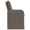 Krzesła jadalne 2 pcs Jasnoszary 57 x 67 x 98 cm Płótno