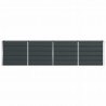 Donica Antracyt 160 x 40 x 75 cm Stal
