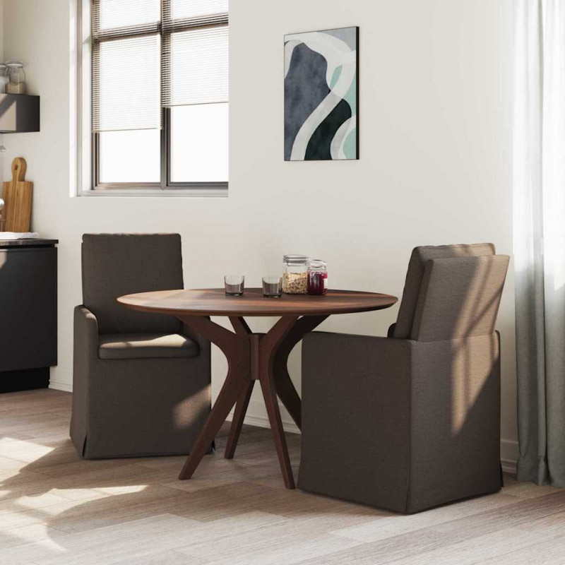 Krzesła jadalne 2 pcs ciemno szary 57 x 67 x 98 cm Płótno