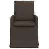 Krzesła jadalne 2 pcs ciemno szary 57 x 67 x 98 cm Płótno