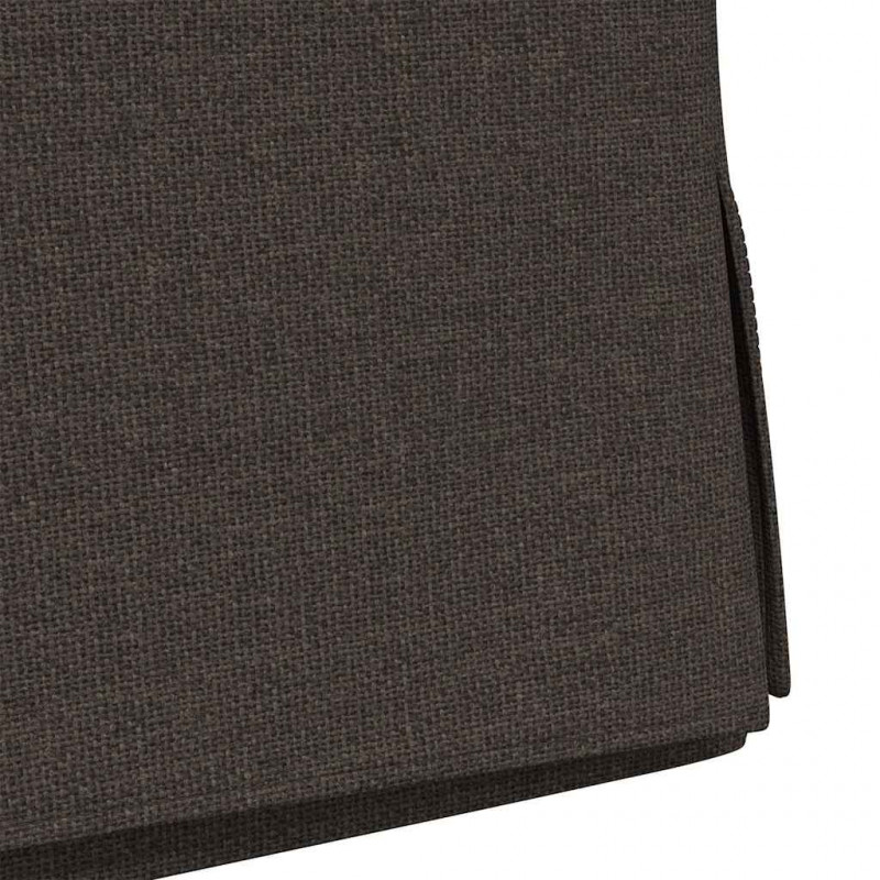 Krzesła jadalne 2 pcs ciemno szary 57 x 67 x 98 cm Płótno