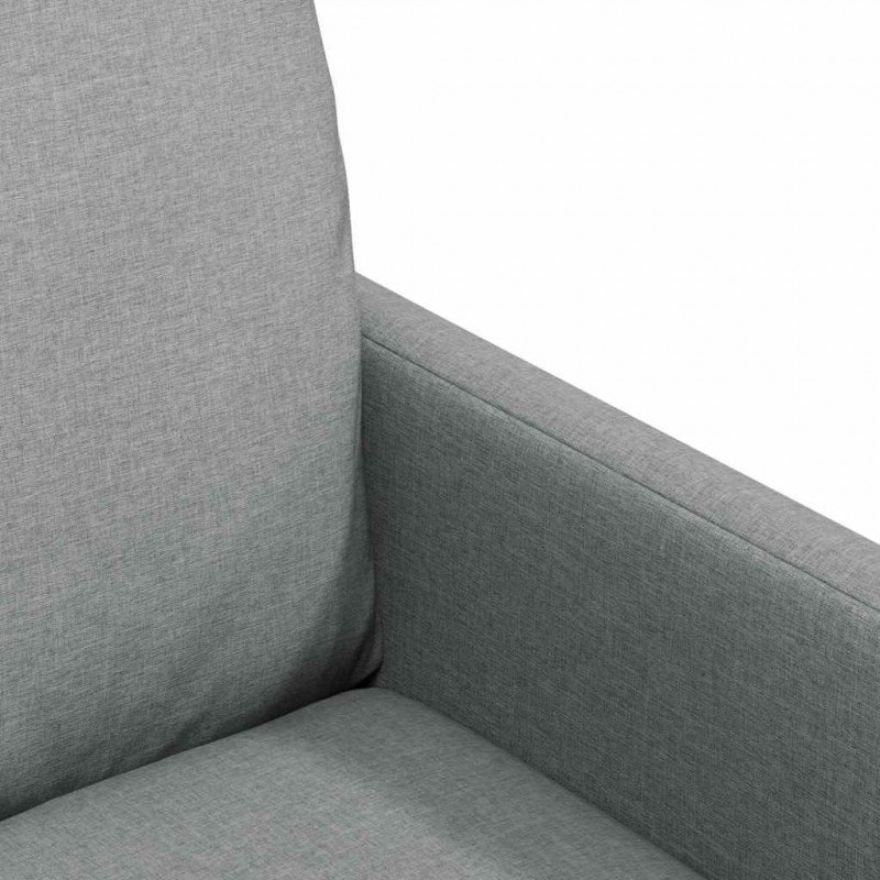 Krzesła jadalne 2 pcs Jasnoszary 57 x 67 x 98 cm tkanina