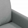 Krzesła jadalne 2 pcs Jasnoszary 57 x 67 x 98 cm tkanina
