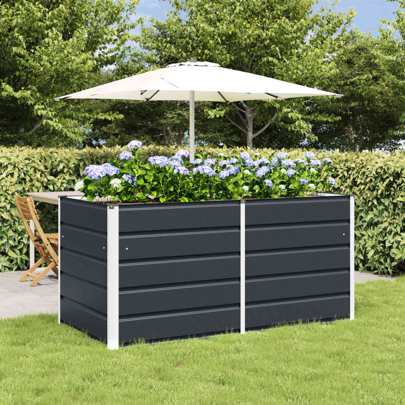 Donica Antracyt 160 x 80 x 75 cm Stal