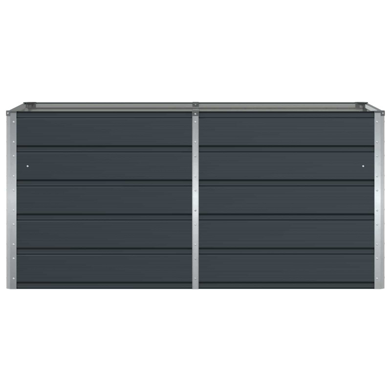 Donica Antracyt 160 x 80 x 75 cm Stal