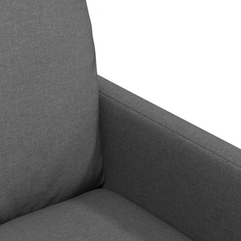 Krzesła jadalne 2 pcs ciemno szary 57 x 67 x 98 cm tkanina