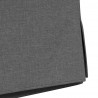 Krzesła jadalne 2 pcs ciemno szary 57 x 67 x 98 cm tkanina
