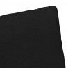 Krzesła jadalne 2 pcs Czarny 57 x 67 x 98 cm tkanina