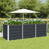 Donica Antracyt 240 x 80 x 75 cm Stal