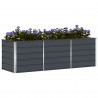 Donica Antracyt 240 x 80 x 75 cm Stal