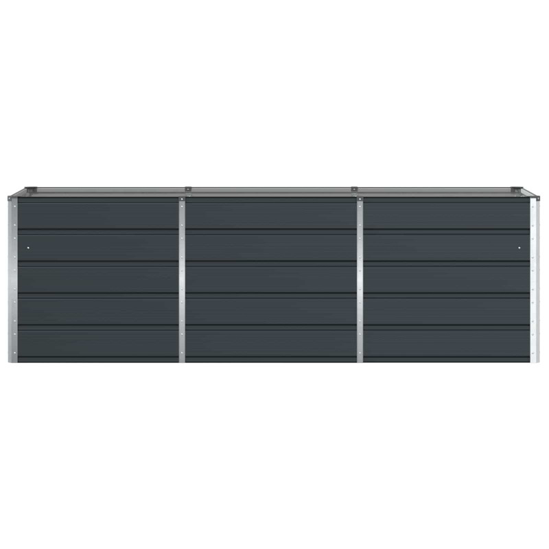 Donica Antracyt 240 x 80 x 75 cm Stal