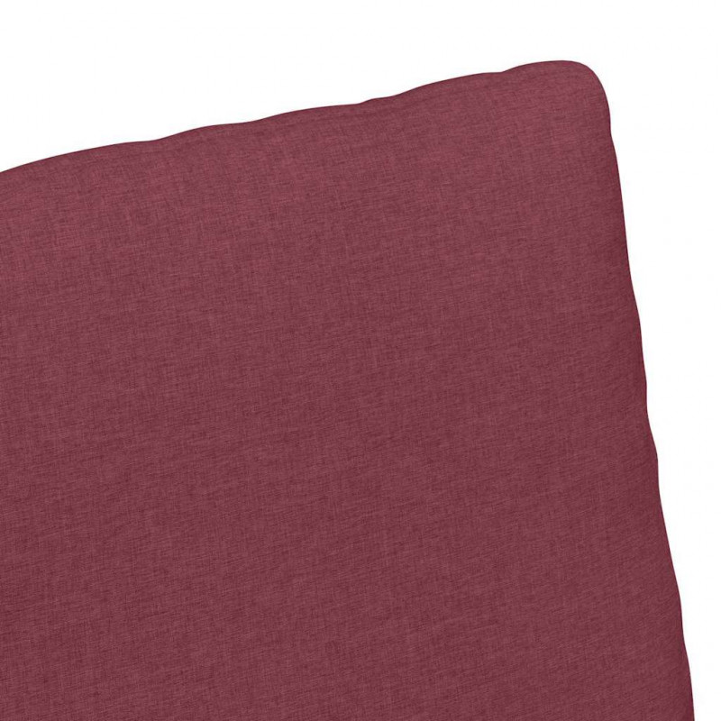 Krzesła jadalne 2 pcs czerwone wino 57 x 67 x 98 cm tkanina
