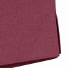 Krzesła jadalne 2 pcs czerwone wino 57 x 67 x 98 cm tkanina