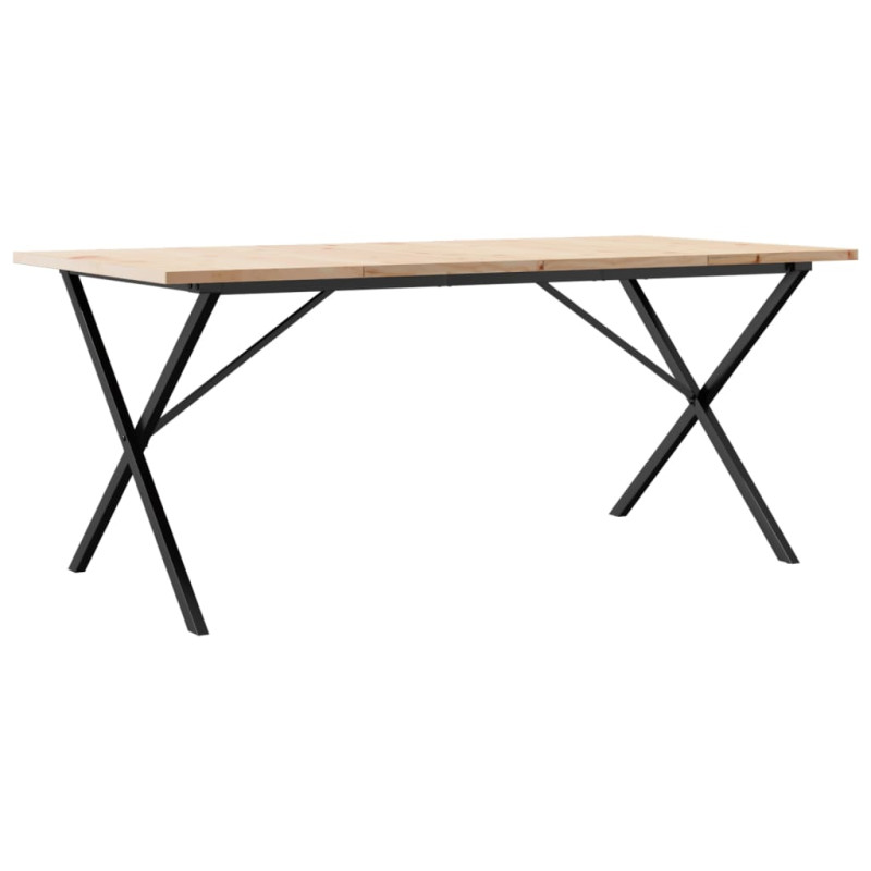 Stół jadalniany z nogami w kształcie litery X, 180x90x75,5 cm