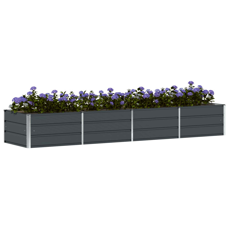 Donica Antracyt 320 x 80 x 45 cm Stal