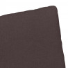 Krzesła jadalne 2 pcs ciemnobrązowy 57 x 67 x 98 cm tkanina