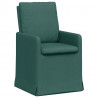 Krzesła jadalne 2 pcs Ciemnozielony 57 x 67 x 98 cm tkanina