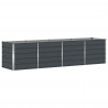 Donica Antracyt 320 x 80 x 75 cm Stal