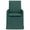 Krzesła jadalne 2 pcs Ciemnozielony 57 x 67 x 98 cm tkanina