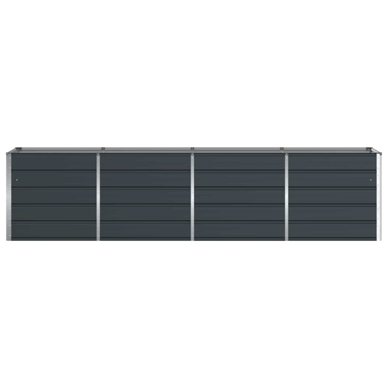 Donica Antracyt 320 x 80 x 75 cm Stal