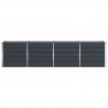 Donica Antracyt 320 x 80 x 75 cm Stal