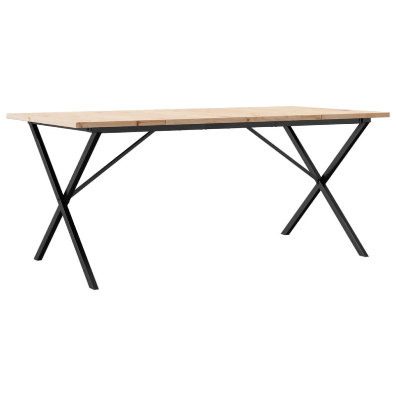 Stół jadalniany z nogami w kształcie litery X, 180x90x75,5 cm