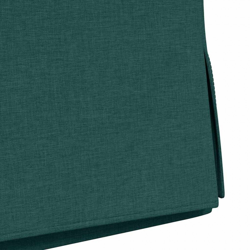 Krzesła jadalne 2 pcs Ciemnozielony 57 x 67 x 98 cm tkanina