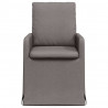 Krzesła jadalne 2 pcs Ciemnoszary 57 x 67 x 98 cm tkanina