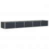 Donica Antracyt 400 x 80 x 45 cm Stal