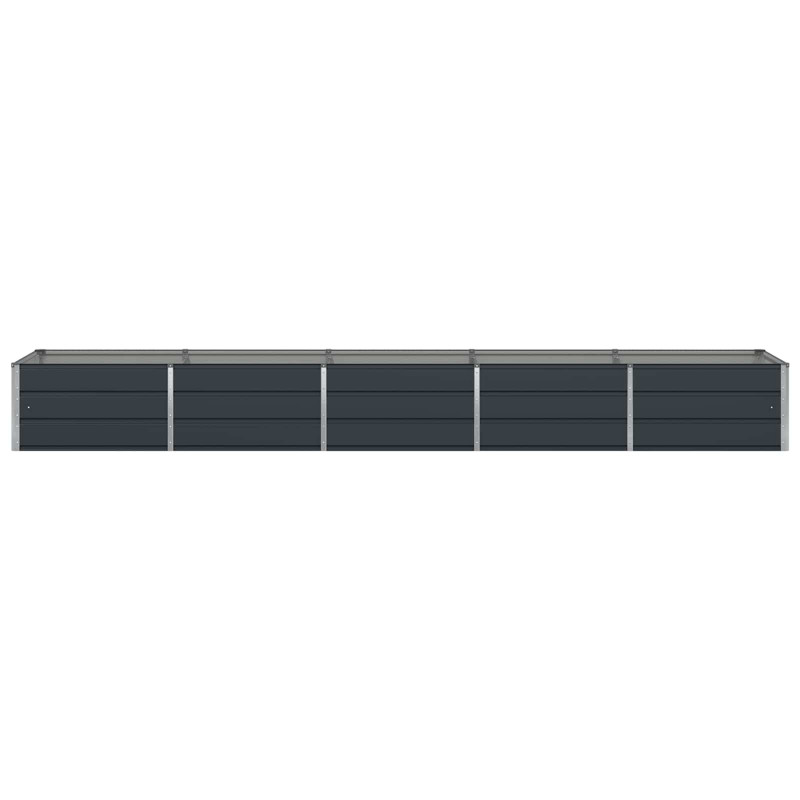 Donica Antracyt 400 x 80 x 45 cm Stal