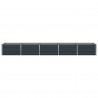 Donica Antracyt 400 x 80 x 45 cm Stal