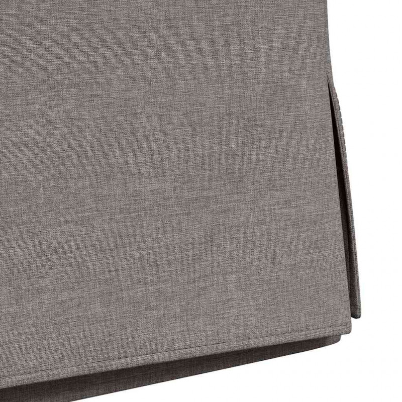 Krzesła jadalne 2 pcs Ciemnoszary 57 x 67 x 98 cm tkanina