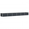 Donica Antracyt 480 x 80 x 45 cm Stal