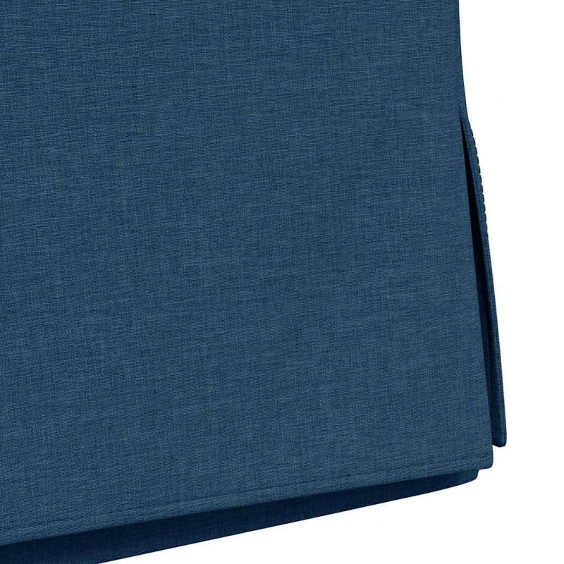 Krzesła jadalne 2 pcs Niebieski 57 x 67 x 98 cm tkanina