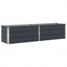 Donica Antracyt 195 x 50 x 45 cm Stal Galwanizowana