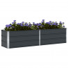 Donica Antracyt 195 x 50 x 45 cm Stal Galwanizowana