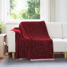 Koc Bordeaux Czerwony 150 x 200 cm Polar