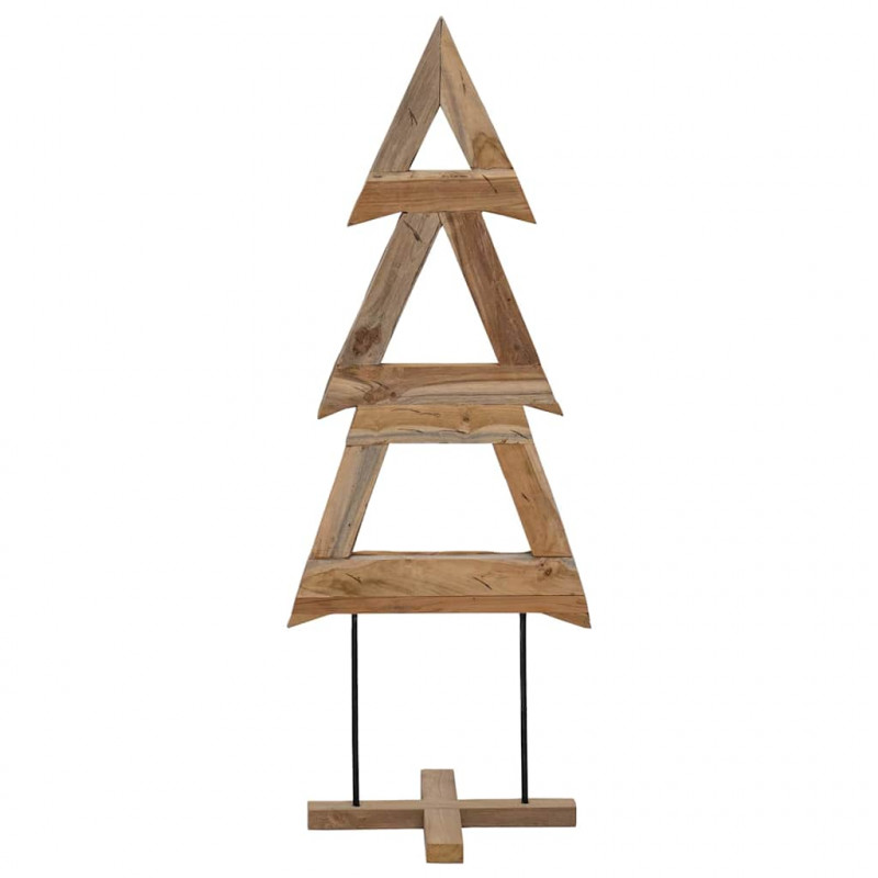Choinka z podstawą Brązowy 90 cm Lite drewno tekowe