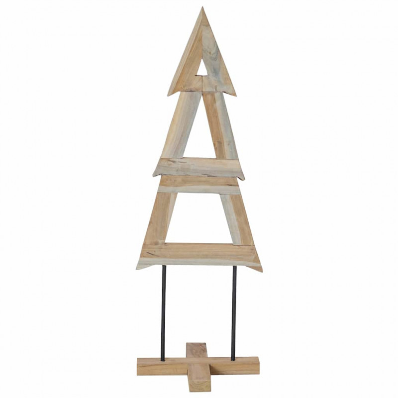 Choinka z podstawą Brązowy 120 cm Lite drewno tekowe
