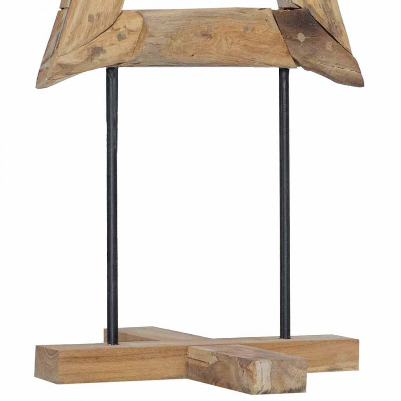 Choinka z podstawą Brązowy 120 cm Lite drewno tekowe