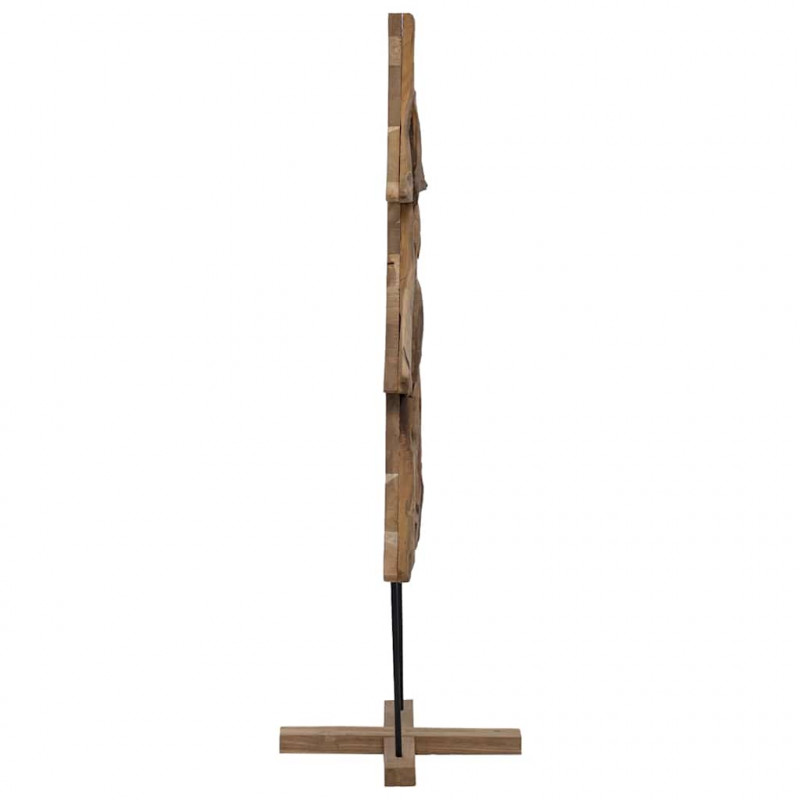 Choinka z podstawą Brązowy 90 cm Lite drewno tekowe