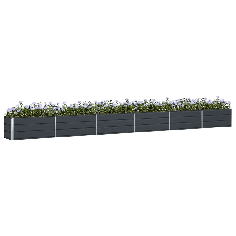 Donica Antracyt 580 x 50 x 45 cm Stal Galwanizowana