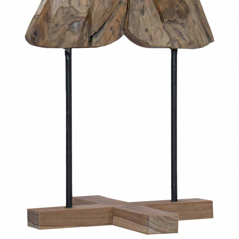 Choinka z podstawą Brązowy 121 cm Lite drewno tekowe