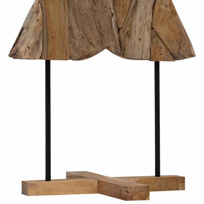 Choinka z podstawą Brązowy 151 cm Lite drewno tekowe